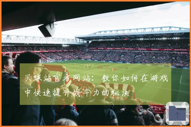 买球站官方网站:教你如何在游戏中快速提升战斗力的秘诀